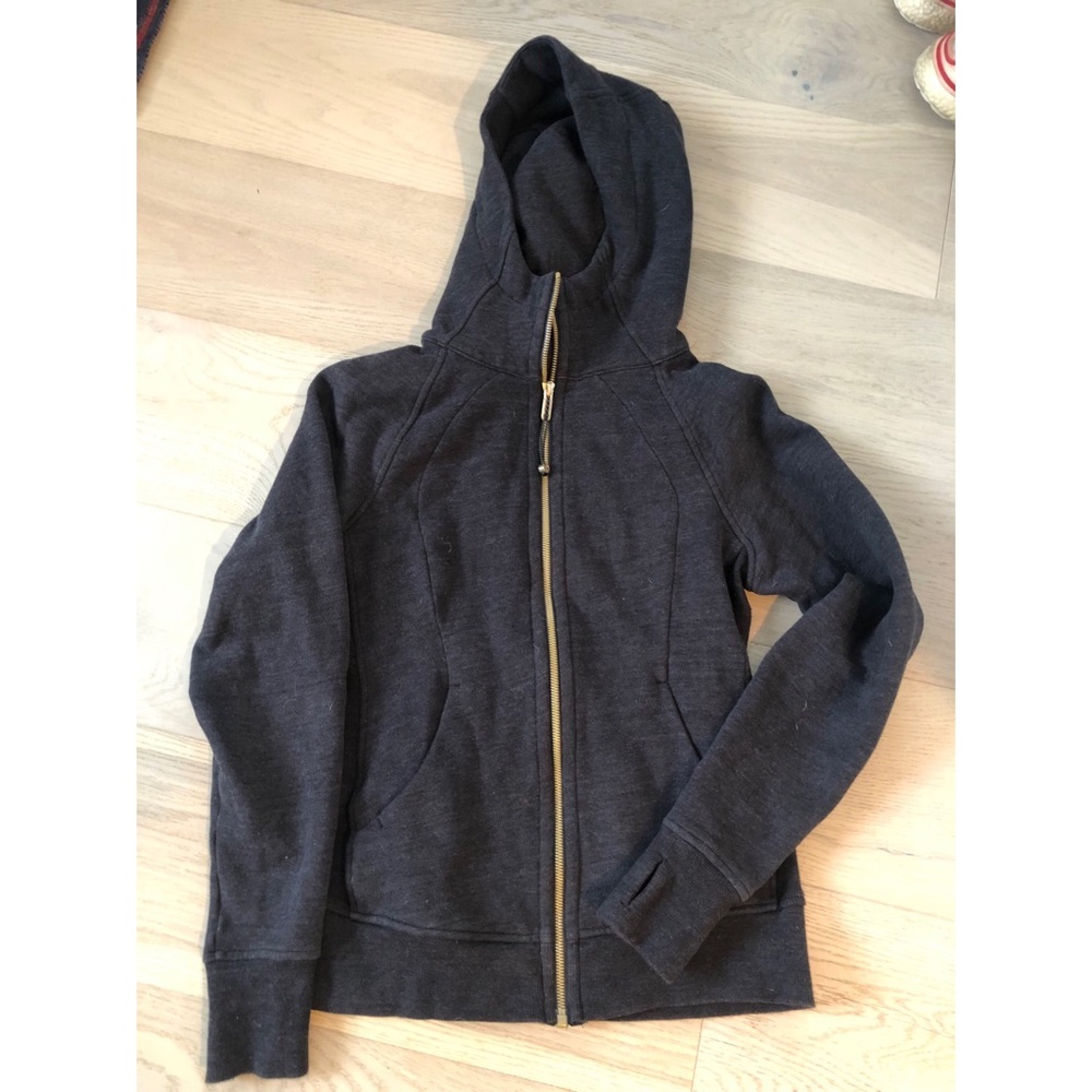 Lululemon Scuba Hoodie Light Cotton Fleece gray, 6